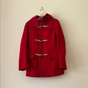 Uniqlo Red Duffle Coat